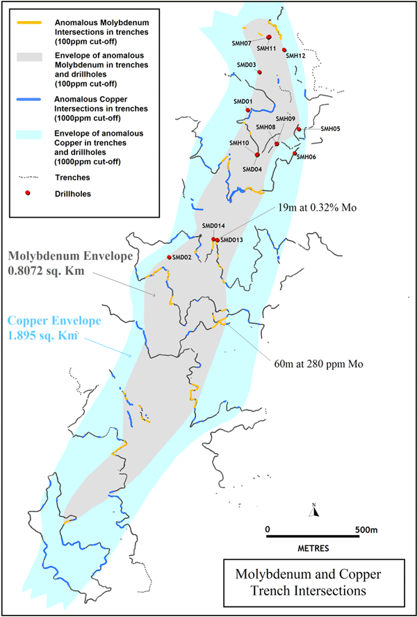 Simuku Cu & Mo Mineralisation